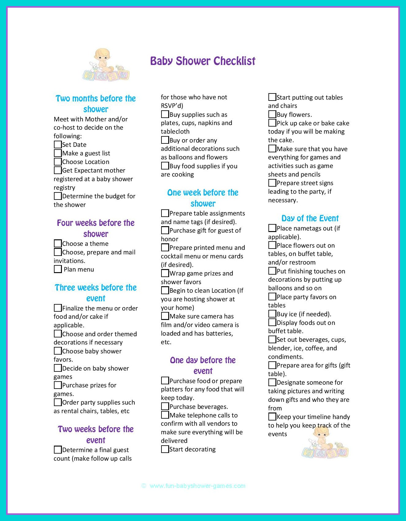 Complete Baby Shower Guide