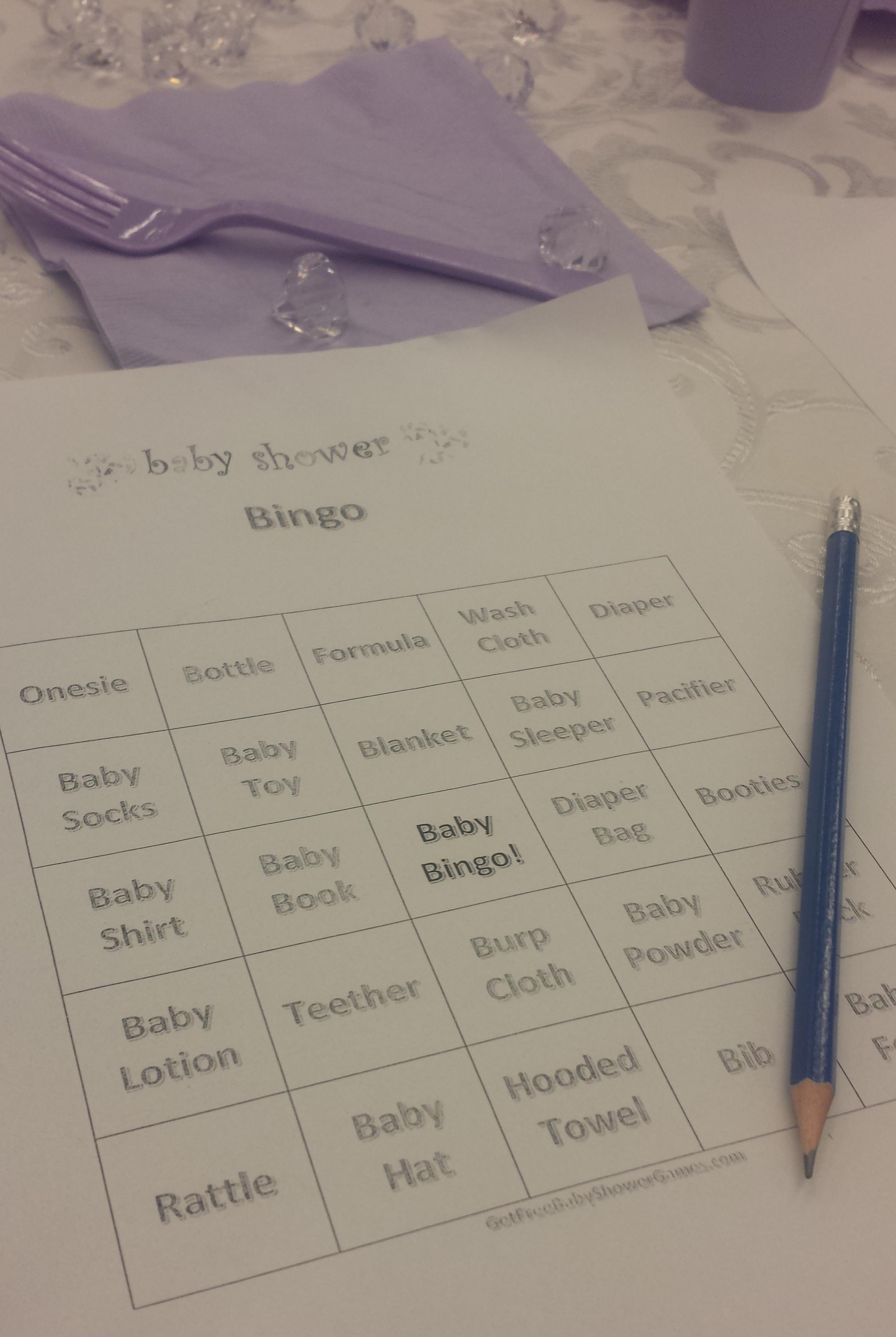 Baby Shower Bingo Game: Free Baby Bingo