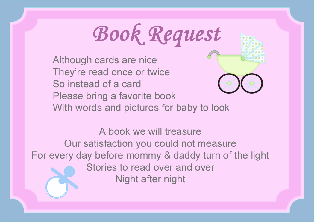 books for baby poem