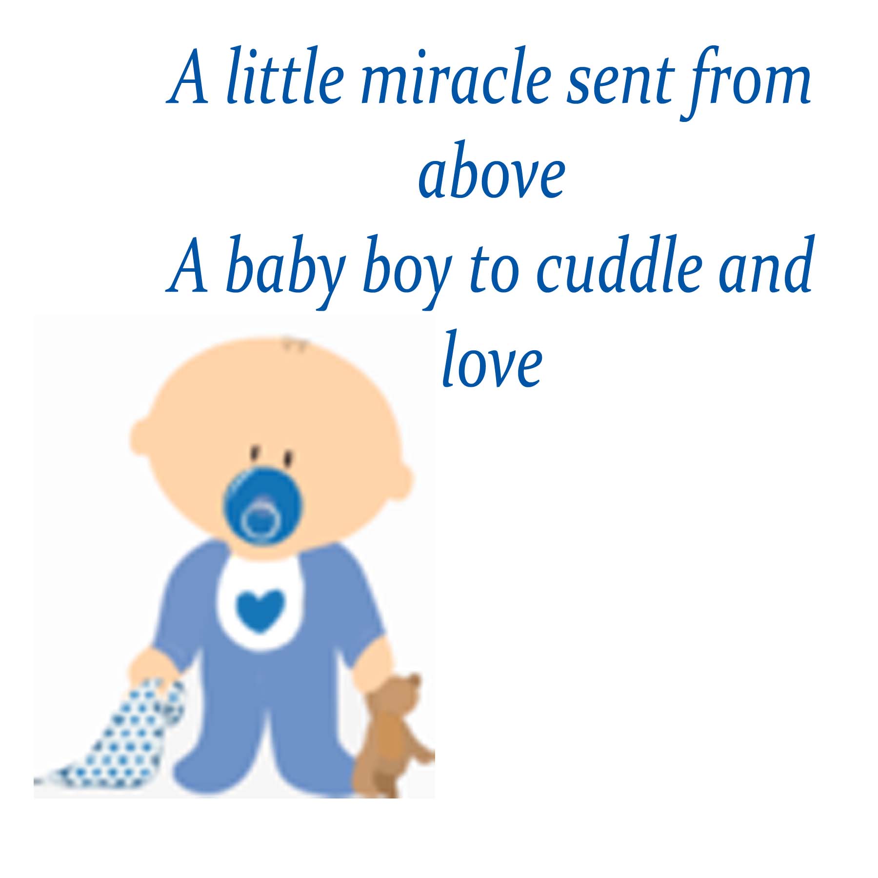 Baby Boy Poems For Baby Shower