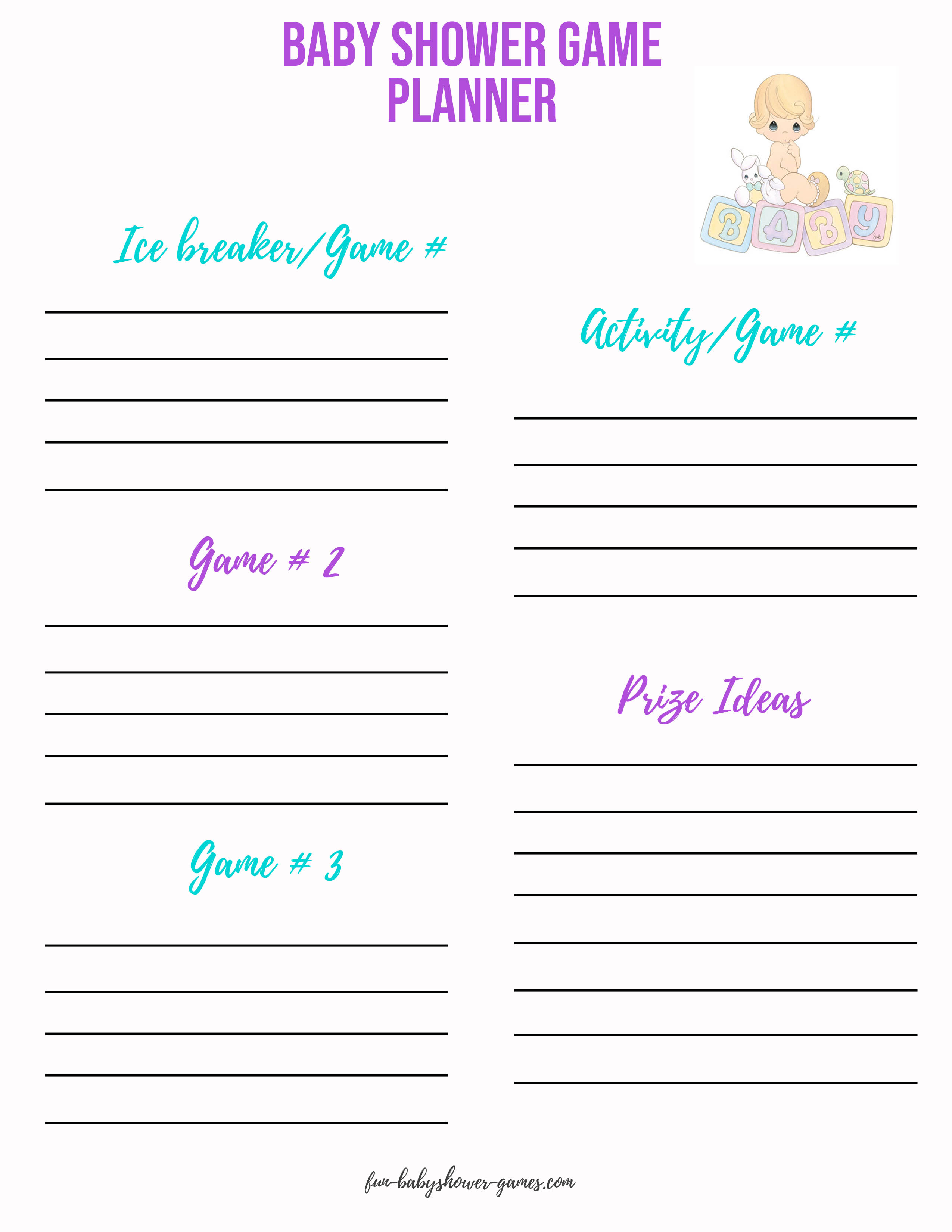 Baby Shower Games: Ideas From Party Planners