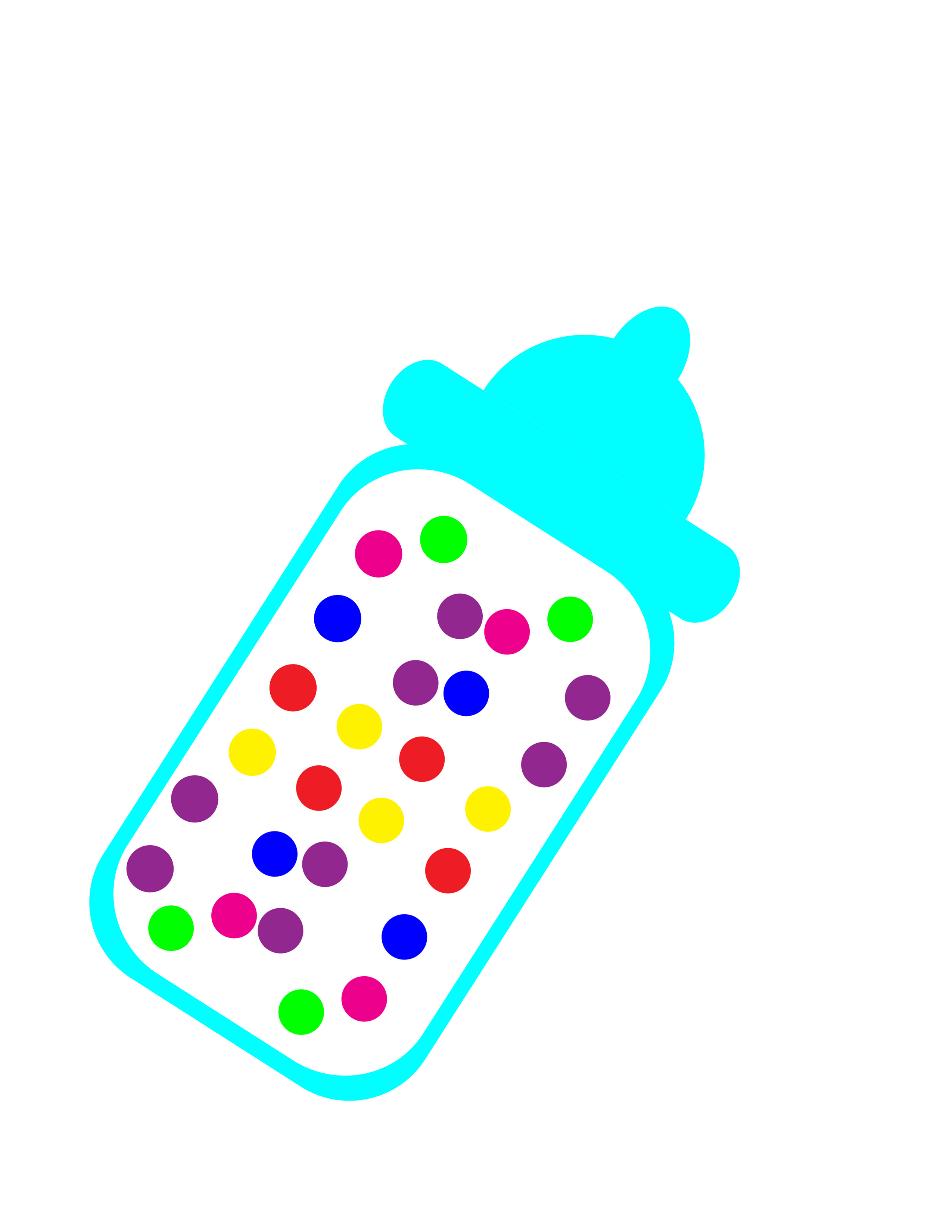 Baby bottle candy guessing game top