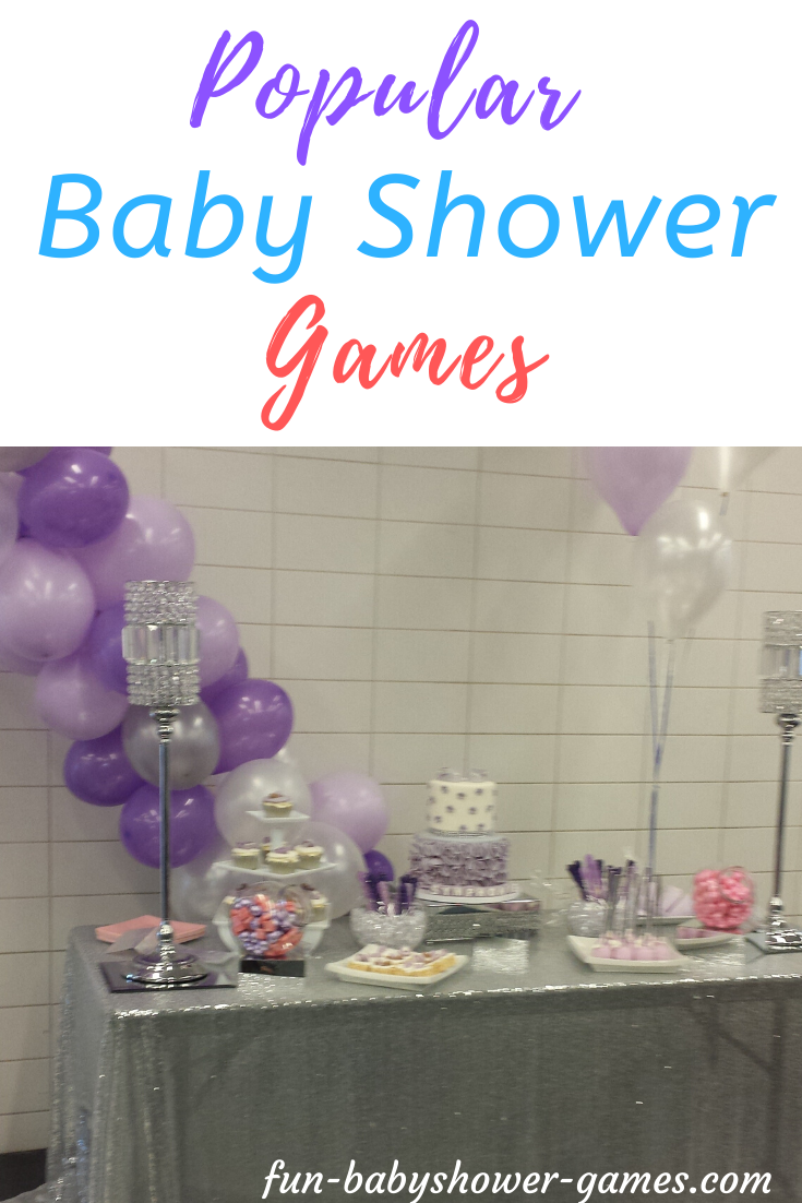 popular baby shower games