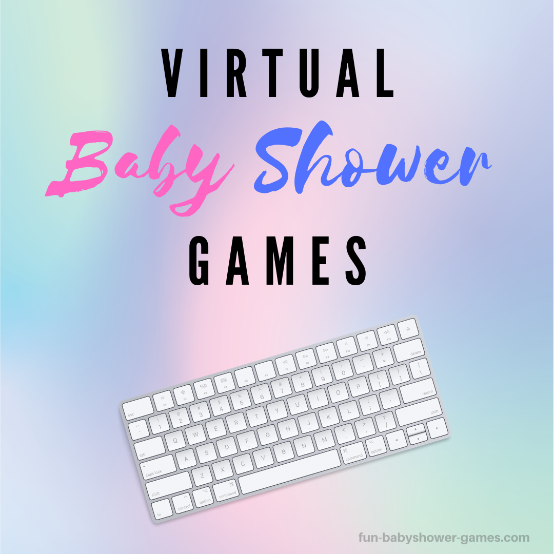 virtual baby shower games