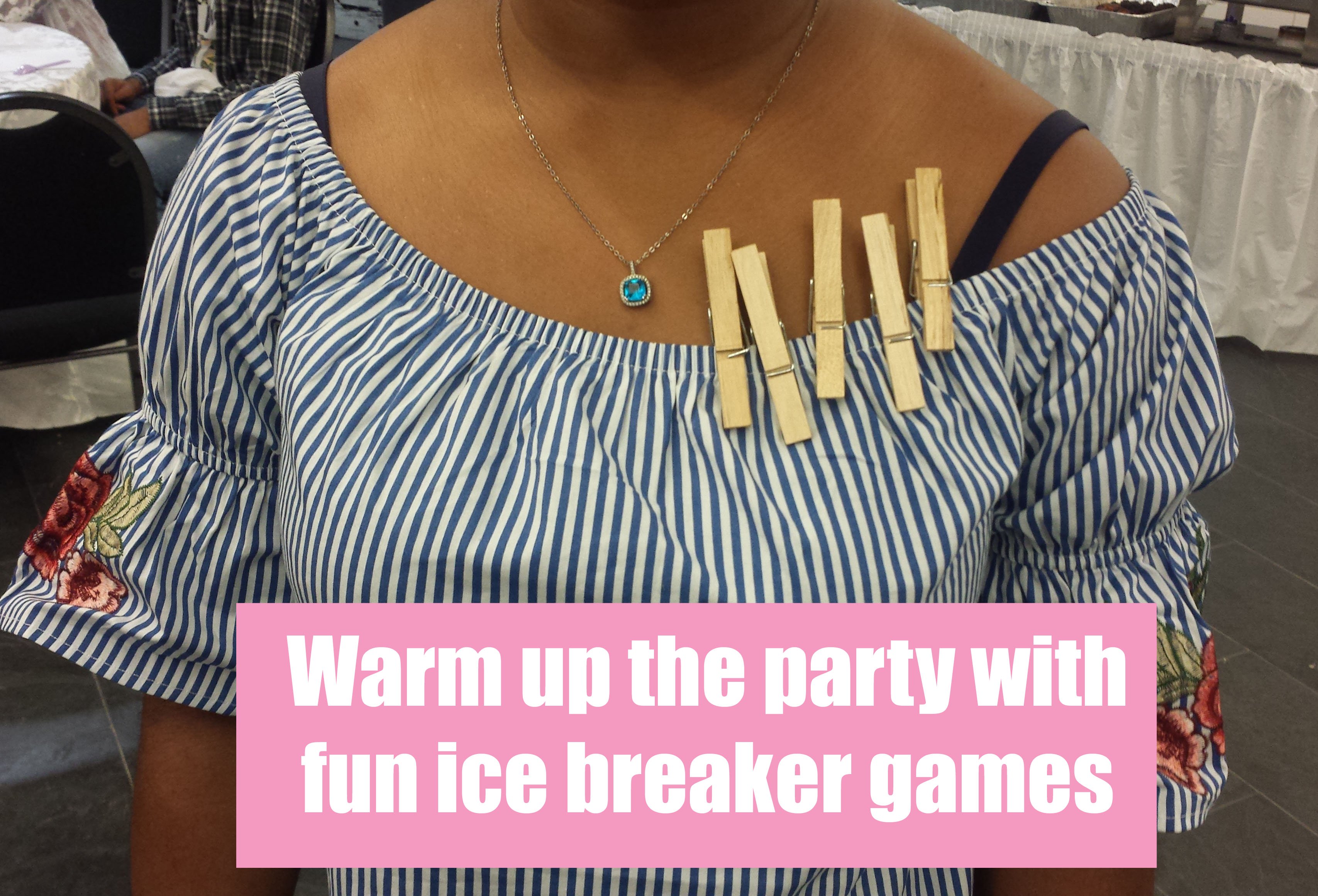 Ice breaker games. A sure bet to get guests to relax, mingle and ready to play. The perfect way to kickstart your baby shower.